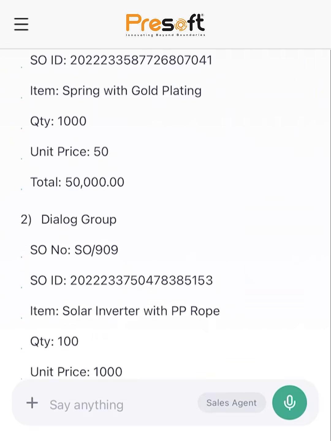Create ERP documents automatically